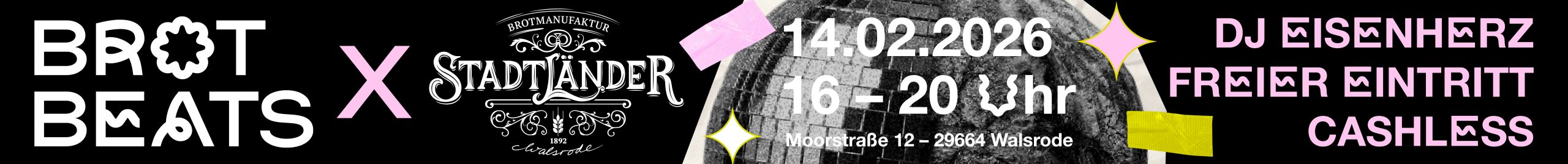 Eventankündigung Brot und Beats - Stadtländer