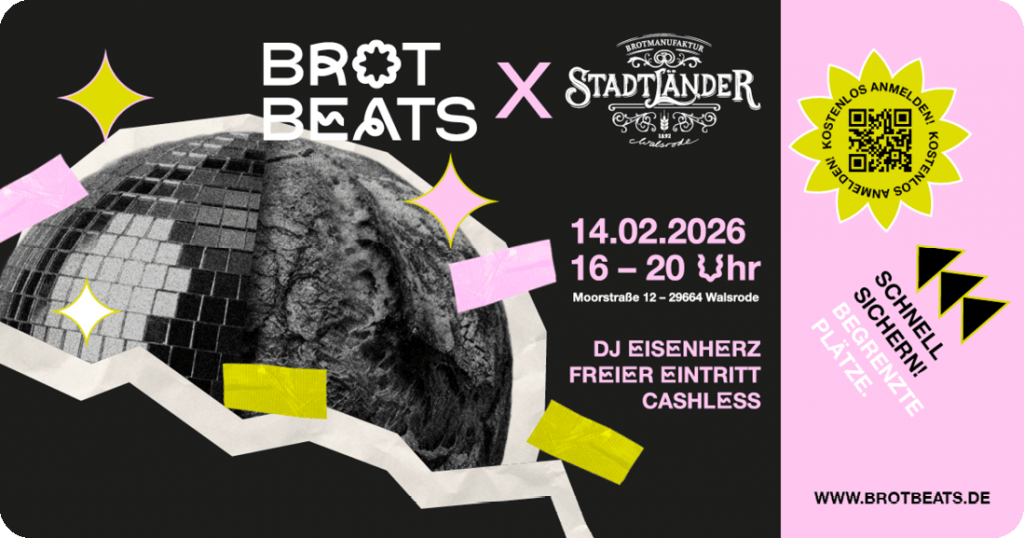 Brot Beats Event Brotmanufaktur Stadtländer